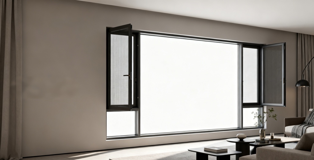 上海普陀 新湖明珠城+S100双内开窗纱一体系统窗 (3)