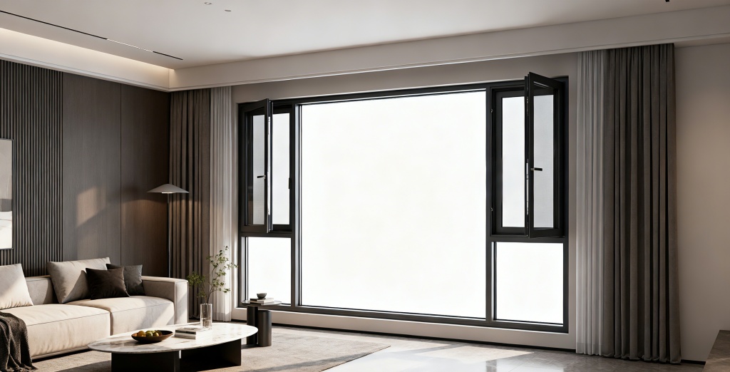 上海普陀 芝巷小区 +S100双内开窗纱一体系统窗 (2)