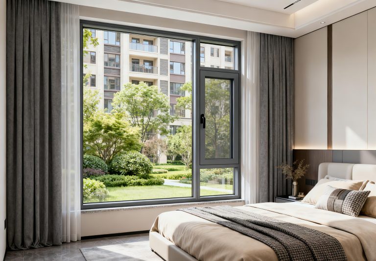 山东青岛 保利时代小区+S88Pro框扇平齐单体系统窗