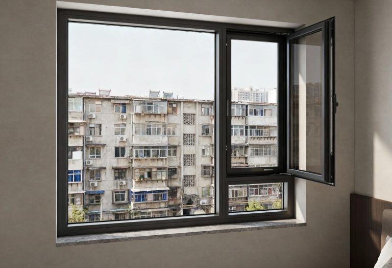 北京通州万达天桥湾X35双扇隔音窗