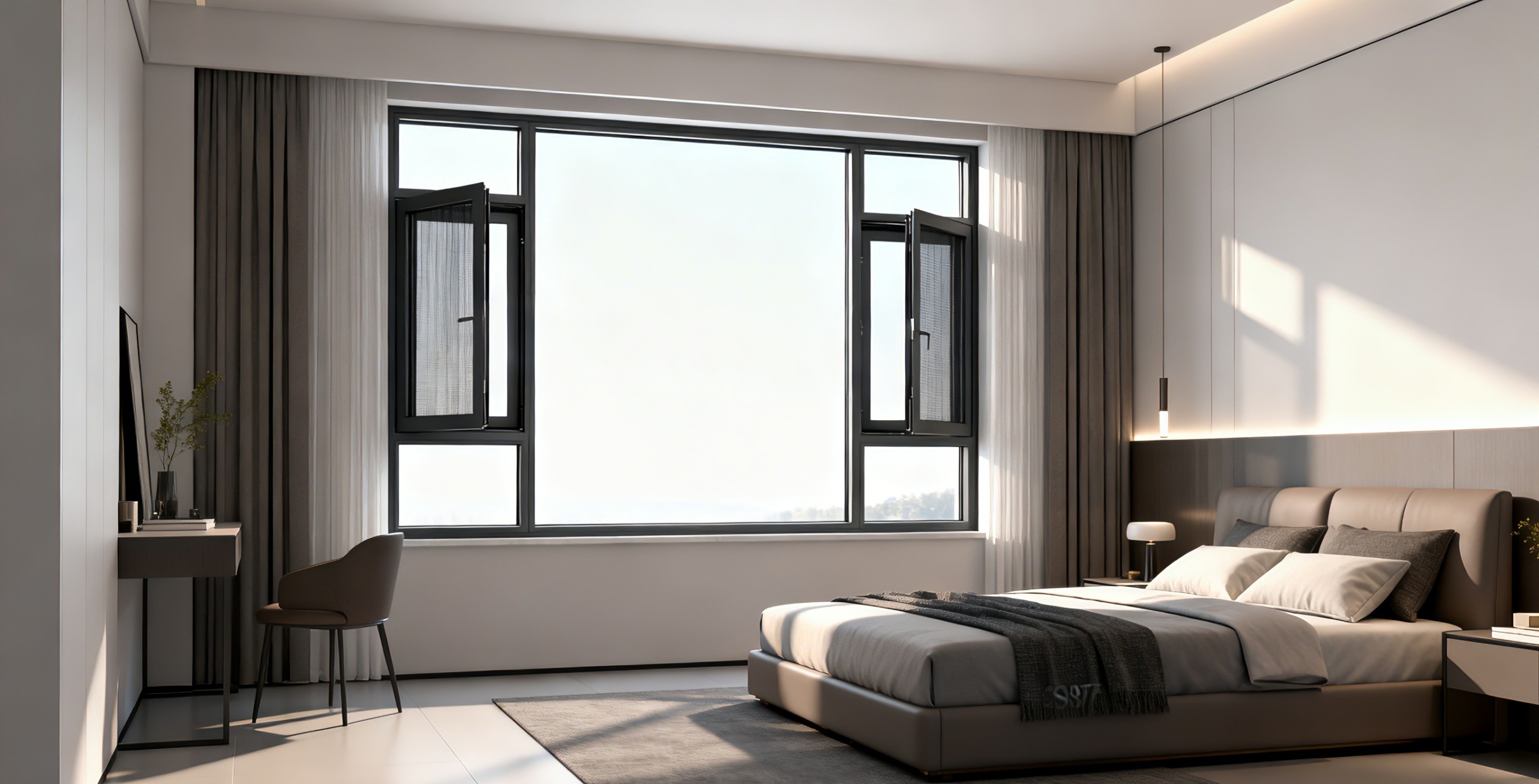 天津津南  中海南开郡+S97双内开窗纱一体系统窗 