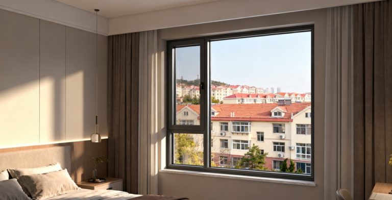 山东烟台 莱山 东泰泰和府 +S88框扇平齐单体系统窗