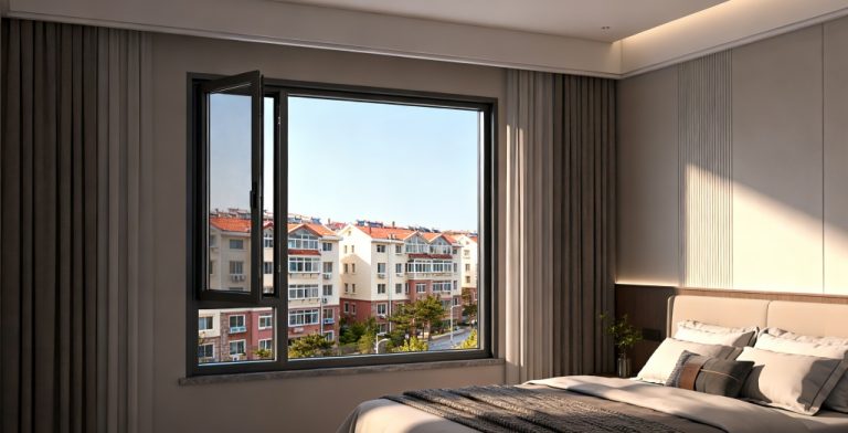 山东青岛 城阳鑫江合院+S88框扇平齐单体系统窗