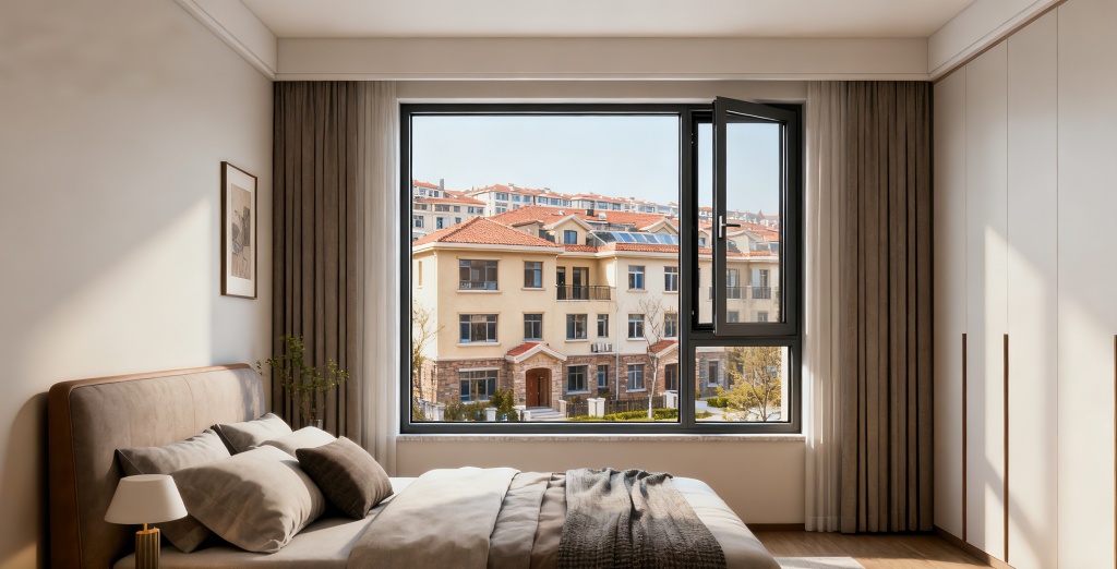 山东青岛 市北保利时代+S88框扇平齐单体系统窗 (12)