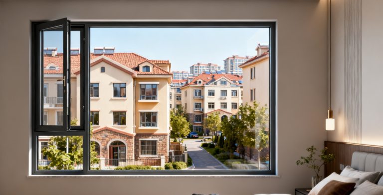 山东青岛 李沧 中海国际+S88框扇平齐单体系统窗