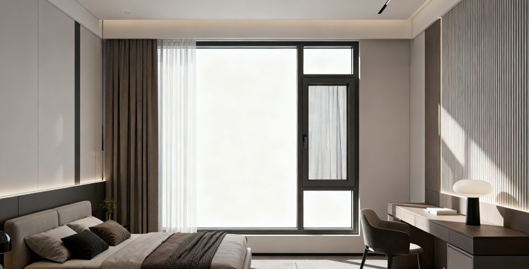 山西太原 太原绿地城 +S97双内开窗纱一体系统窗