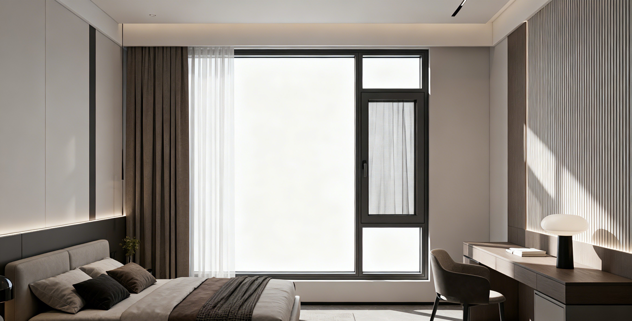 山西太原 太原绿地城 +S97双内开窗纱一体系统窗 