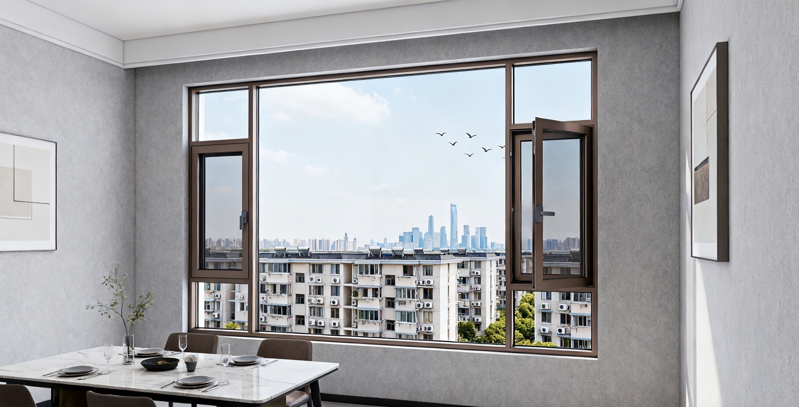 江苏昆山 玉山柏盛园 +J111窗纱一体外开窗 