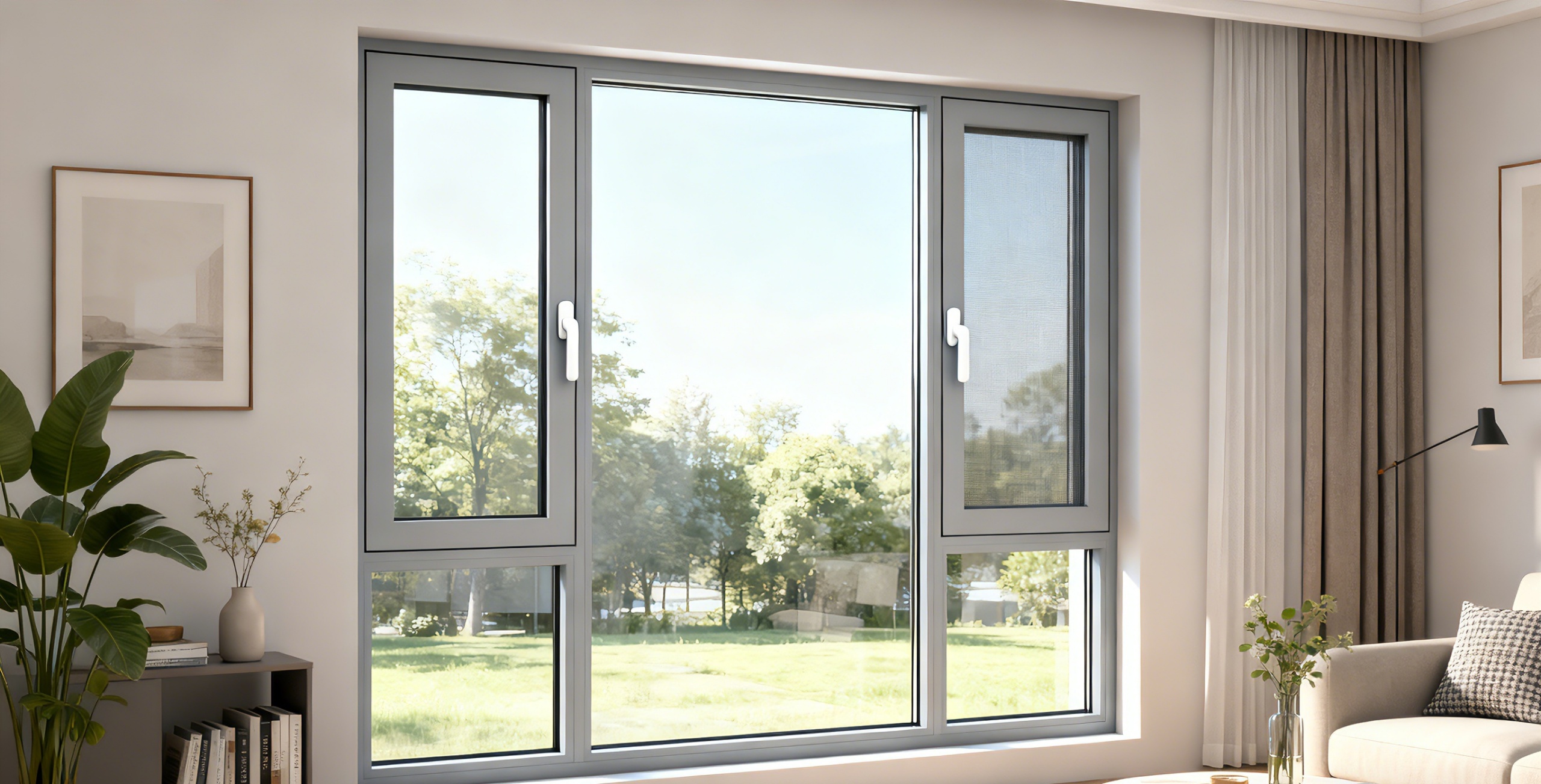 江苏苏州-吴中湖东未来J120窗纱一体外开窗