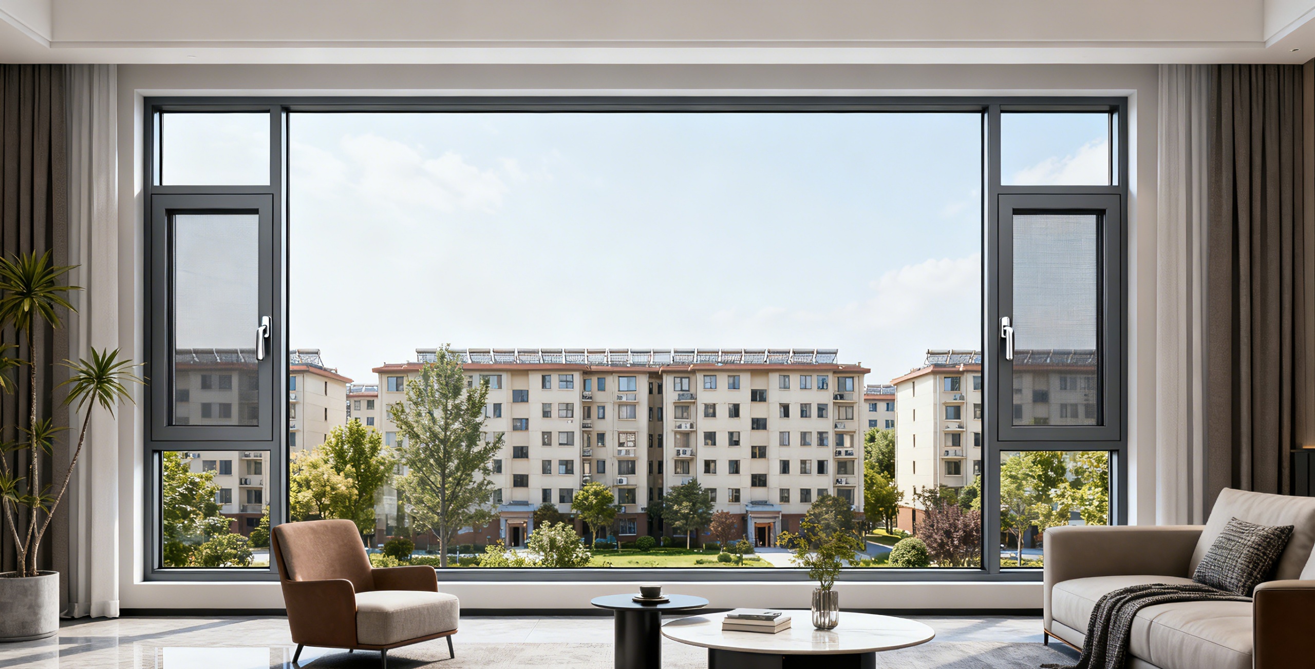 江苏苏州-太仓-碧桂园天璞-J111窗纱一体外开窗