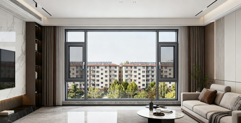 江苏苏州-常熟茂湖云筑-J111窗纱一体外开窗