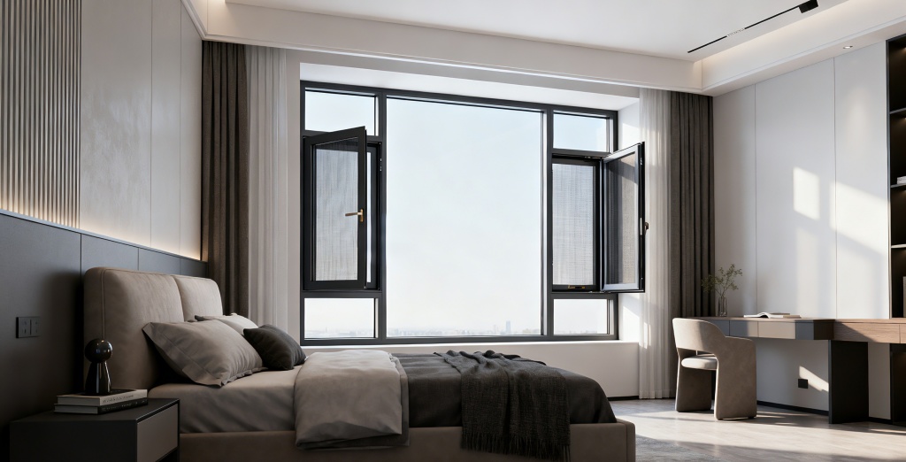 河北保定 首衡幸福城 +S97双内开窗纱一体系统窗 (5)